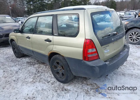 2003 Subaru Forester X from USA, damaged, VIN JF1SG63683G762016